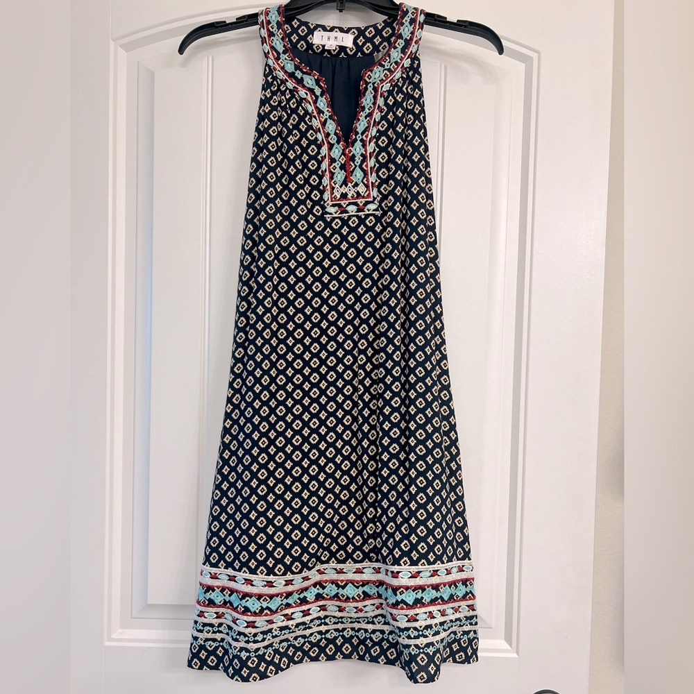 Stitch Fix dress size medium. Great condition with cute stitching/embroidery.